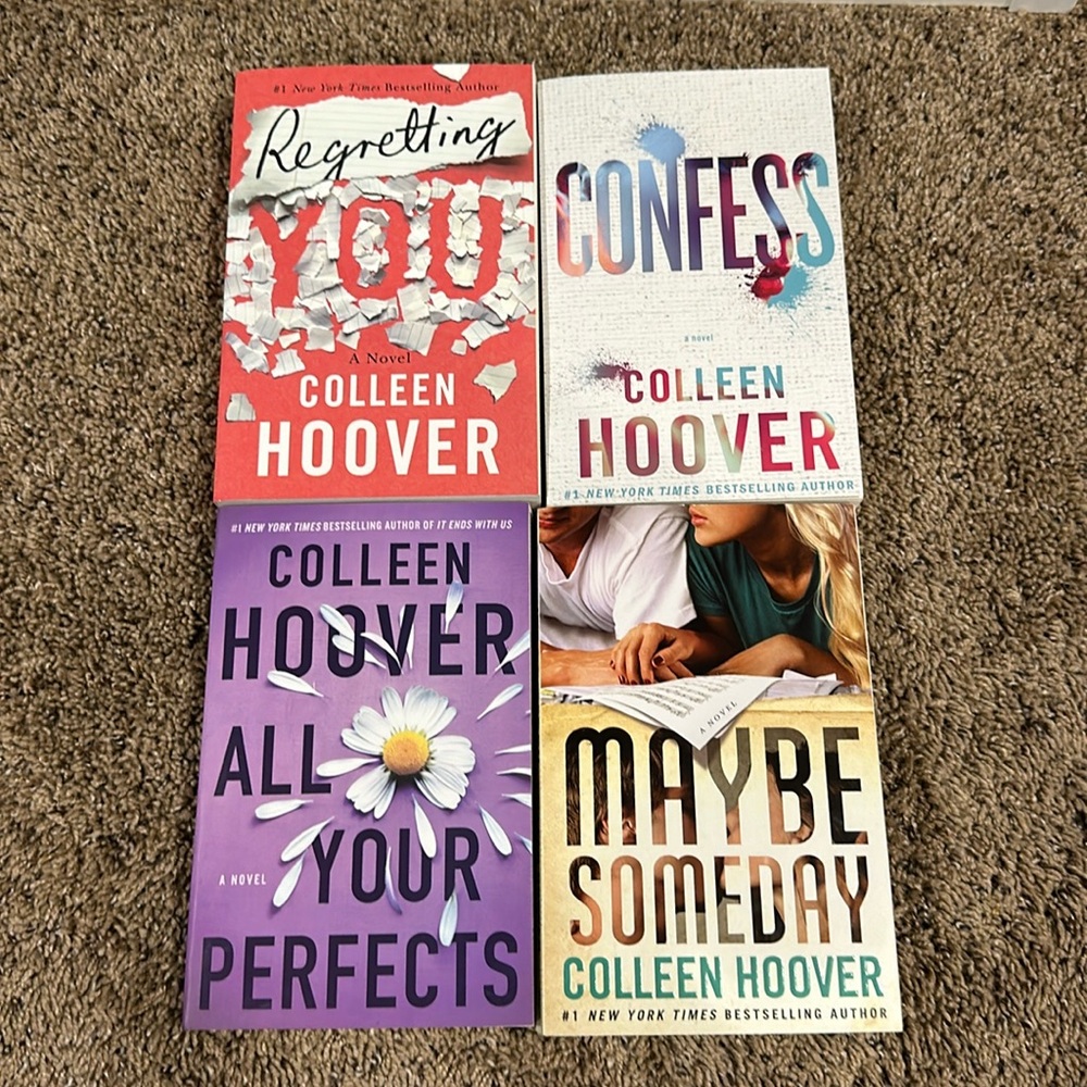 4 Colleen Hoover books